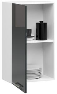 Kuchyňská skříňka OLIVIA W50 H720 - bílá/grafit lesk