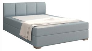 Manželská postel Boxspring 140 cm Rhoni (mentolová) (s roštem, matrací a úl. prostorem). Vlastní profesionální přeprava až k Vám domů 809433