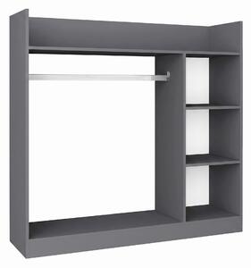 OTEVŘENÁ ŠATNÍ SKŘÍŇ, 118/115/35 cm Livetastic - Šatní skříně, Online Only