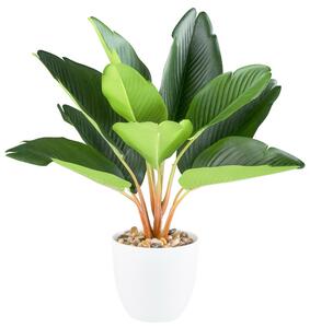 Umelá kvetina Strelitzia v květináči, 35cm