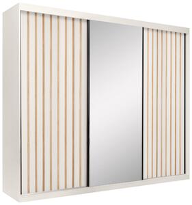 ŠATNÍ SKŘÍŇ S POSUVNÝMI DVEŘM, kašmírová, 250/215/59,5 cm P & B - Šatní skříně, Online Only