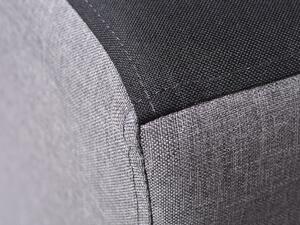 Rohová sedačka Maxtom (šedá + černá) (L). 630006