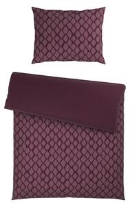 OBOUSTRANNÉ POVLEČENÍ, satén, purpurová, 140/200 cm Dieter Knoll - Povlečení
