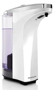 Bílý automatický plastový dávkovač mýdla 237 ml - simplehuman