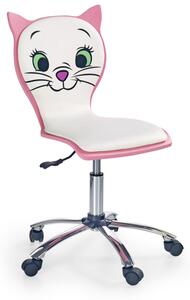 Dětská otočná židle KITTY 2 růžová
