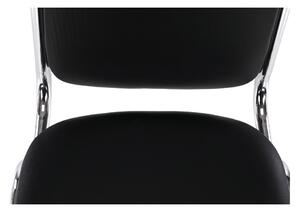 TEMPO Stohovatelná židle Zeki - černá - 82x45x58 cm