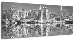 Obraz na plátně Noční Manhattan Velikost: 30 x 20 cm