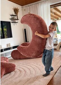 SakyPaky Měsíček HOME Kids sedací vak, růžová