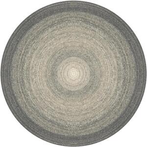 Kulatý koberec vlněný Agnella Calisia Aiko šedý Rozměr: průměr 170 cm