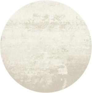 Kulatý koberec vlněný Agnella Calisia Bran Abstraktní béžový krémový Rozměr: průměr 200 cm