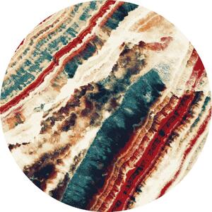 Kulatý koberec vlněný Agnella Calisia Shell Abstraktní vícebarevný Rozměr: průměr 200 cm