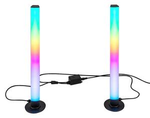 Rabalux 76014 - SADA 2x LED RGB Stmívatelná stolní lampa PACO LED/5W/5V