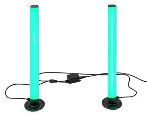 Rabalux 76014 - SADA 2x LED RGB Stmívatelná stolní lampa PACO LED/5W/5V