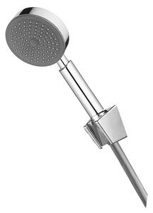 Mereo Sprchová souprava, jednopolohová sprcha, sprchová hadice šedostříbrná, systém zabraňující překroucení (CB469D)