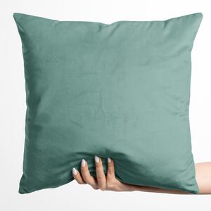Biante Sametový povlak na polštář Velvet Premium SVP-048 Pastelová ledově zelená 40 x 40 cm