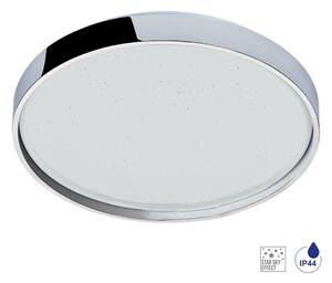 SWIMM koupelnové stropní svítidlo LED 36W 4000lm 4000K 38,5cm kulaté IP44, chromové/třpitivý efekt