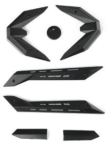 PC stůl / herní stůl, černá, JADIS 120x60cm