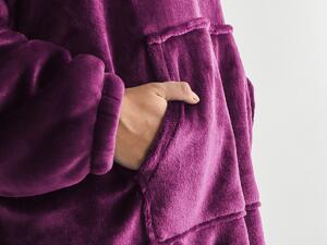 XPOSE® Mikinová deka - fialová