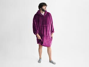 XPOSE® Mikinová deka - fialová