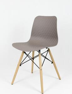 Designová židle PALERMO - hnědá - TYP A