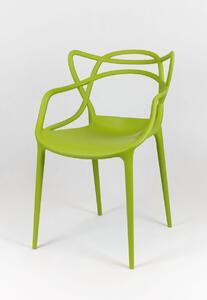 Designová židle ROMA - zelená