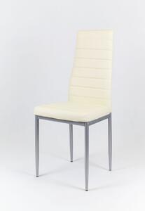 Designová židle VERONA - krémová/šedé - TYP A