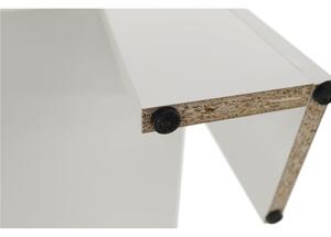 TEMPO Konferenční stolek MZ17, bílá/dub grand, LEON
