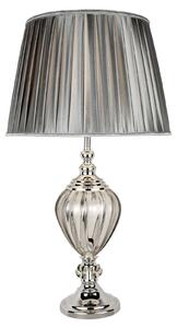 Stolní lampa Greyson s textilním stínidlem v šedé