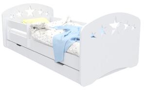 Dětská postel se šuplíkem 190x90 cm s výřezem HVĚZDIČKY + matrace ZDARMA!