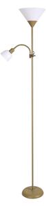 Brilagi - Stojací lampa ARIANA 1xE27/100W/230V + 1xE14/25W zlatá
