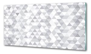 Panel do kuchyně Šedé trojůhelníky pl-pksh-120x60-f-77999938