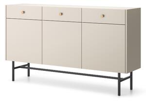 Komoda Desanta 3D3SZ (béžová + černá)