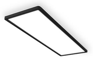 Briloner LED stropní svítidlo Tava A, 58 × 20 cm, plast, černé, Černá, Obývací pokoj / jídelna, Plast, Moderní