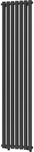Mexen Texas designový radiátor 1800 x 460 mm, 719 W, Černá