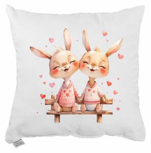 Dekorační polštář Bunny Together 40x40 cm EMI