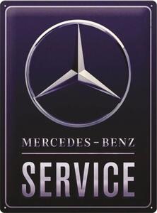 Plechová cedule Mercedes-Benz - Service, (30 x 40 cm)