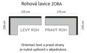 Rohová jídelní lavice ZORA český výrobek