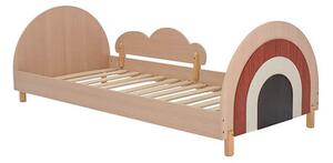 Dětská postel Charli 90 x 200 cm hnědá