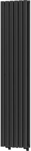 Mexen Dallas designový radiátor 1600 x 360 mm, 1039 W, Černá