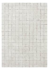 MUZZA Pratelný kostkovaný koberec memmo 170 x 240 cm přírodní