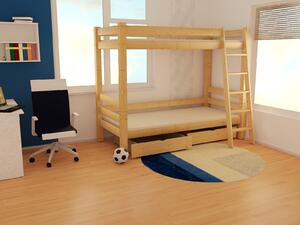Dětská patrová postel z masivu ROBUST 8X8 3A - 180x80 cm