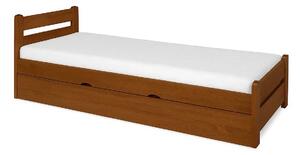 GABI Dřevěná postel RELAX 90x200, rustikal