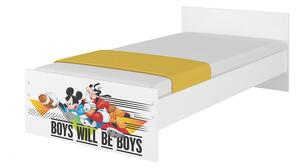 Dětská postel MAX bez šuplíku Disney - MICKEY A KAMARÁDI 160x80 cm