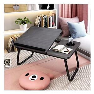 SUPPLIES STL10WZ2 Skládací stolek pod notebook, stabilní - černá barva
