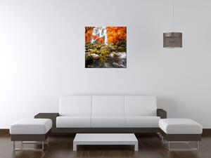 Obraz na plátně Podzimní vodopád Rozměry: 60 x 40 cm