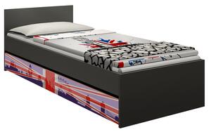 Dětská postel se šuplíkem - LONDON 200x90 cm