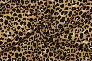 Šatový | halenkový žoržet - Zvířecí vzor leopard
