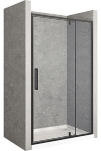 Sprchové dveře Rea RAPID swing 120 cm - černé