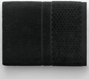 AmeliaHome Ručník RUBRUM klasický styl 30x50 cm černý