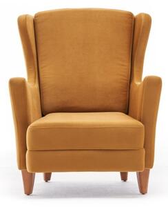 Hanah Home Křeslo Lola žluté